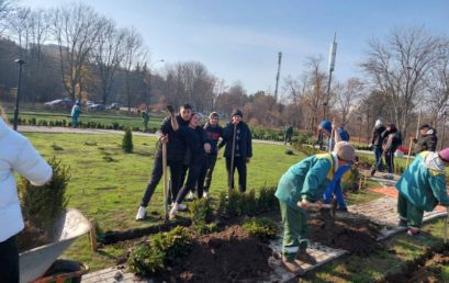 Școala profesionala nr. 4, mun. Chișinău a răspuns la apelul Maiei Sandu de înverzire a plaiului